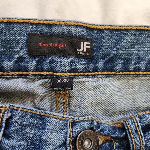 Bundle of 2 men's blue jeans, Carbon/JF. Sizes 32x30 and 30x30. Fair condition. - Picture 7 of 7